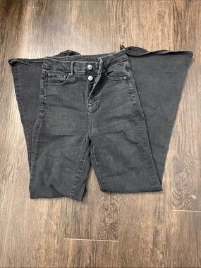 American Eagle Outfitters Black Flare Jeans
